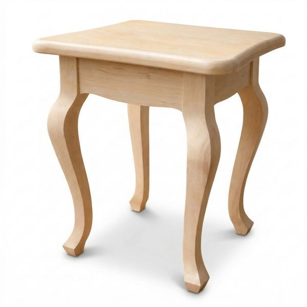 Табурет класичний &laquo;Кабріоль&raquo; з масиву вільхи (покриття Borma) stool-002 фото