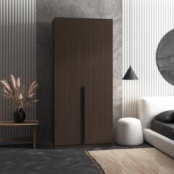 Шафа для одягу M-27 з штангою та полицями, (100&times;50&times;220 см) ЛДСП M-27 фото